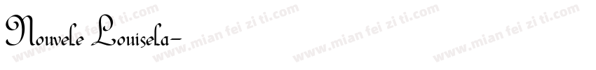 Nouvele Louisela字体转换